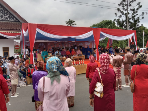 Pawai Pembangunan Dalam Rangka Hut Ri Ke Di Kabupaten Tebo